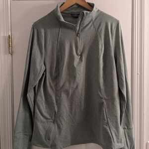 Danskin Women's Sage Green Quarter Zip